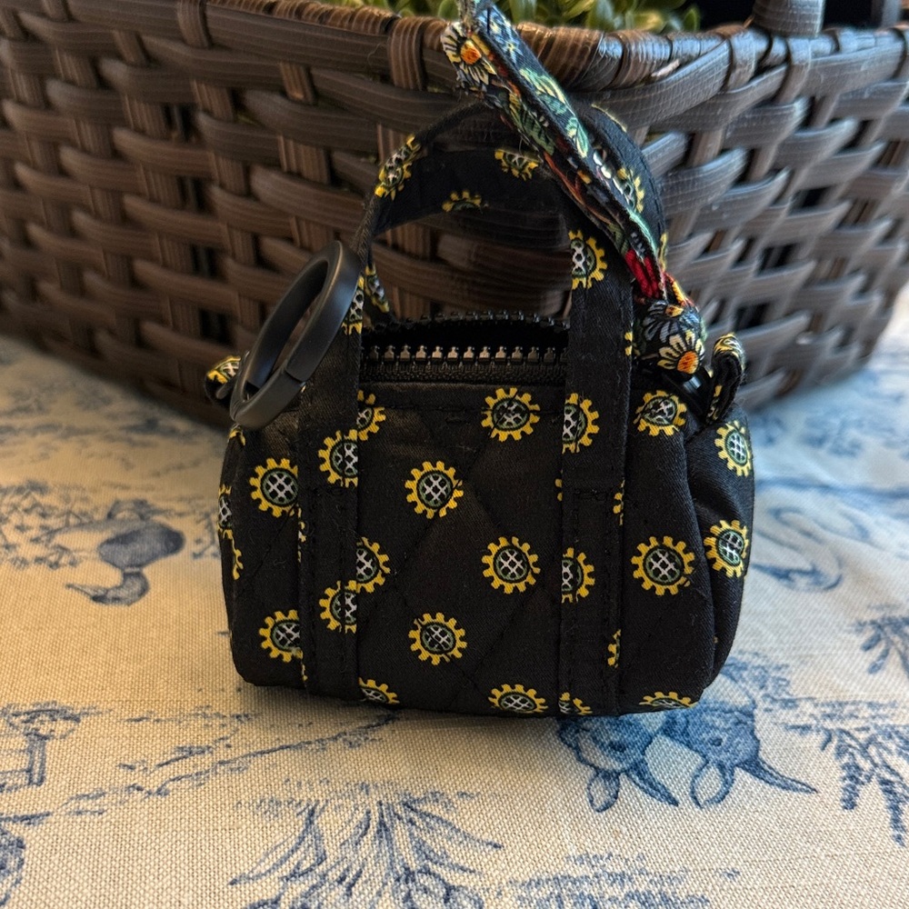 Vera Bradley duffle bag charm